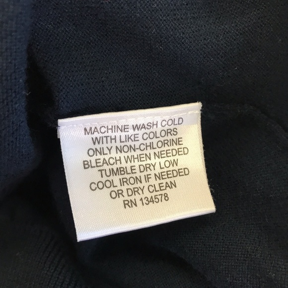 VINEYARD VINES NAVY BUTTON DOWN CROPPED CARDIGAN - Picture 5 of 5